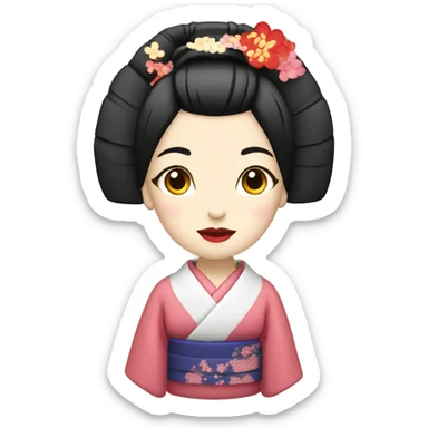 traditional Geisha sticker