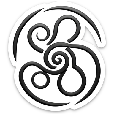 Triskelion faça um emoji desse símbolo   🌀   
🌀🌀 sticker