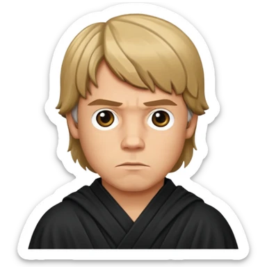 Luke skywalker  sticker