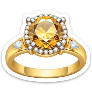 15th birthday ring sticker