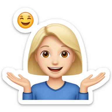 Very excited  sticker