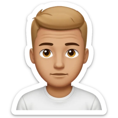 Man with short fade sticker