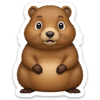 groundhog sticker