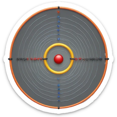 Magnetic field  sticker