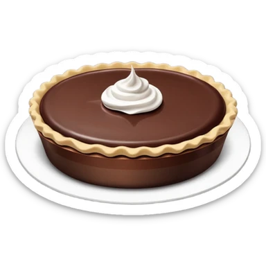 Edwards chocolate creme pie in Edwards packaging  sticker