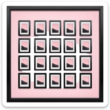 pink photo gallery sticker