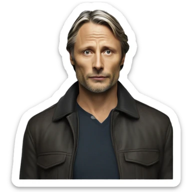 mads mikkelsen  sticker