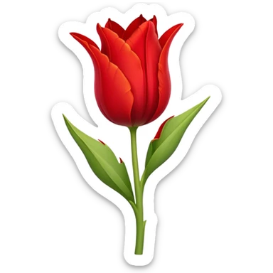wilted tulip sticker