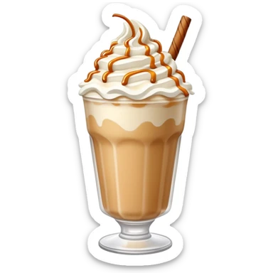 Butter pecan frappe sticker