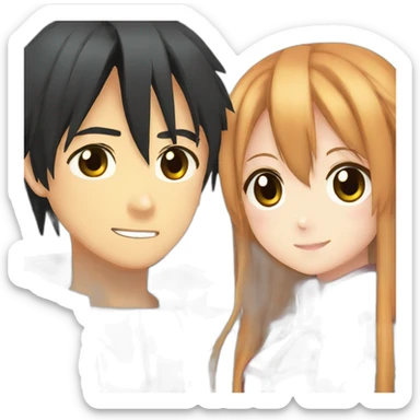 Kirito et asuna sticker