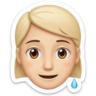 Feliz y triste sticker