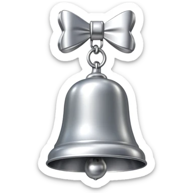 A bell with an exclamation mark sticker