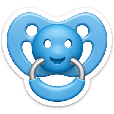 Chupeta azul sticker
