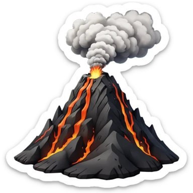 Volcanic Isle sticker