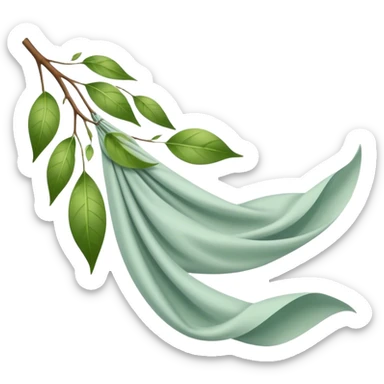 A gentle A high, elevated point of land, typically the summit of a hill or mountain, overlooking the surrounding area. It represents the highest point in a landscape, often offering a panoramic view of the horizonbreeze blowing through the air, creating a subtle motion in the surroundings, with leaves or fabric softly swaying in response to the wind. The atmosphere is calm, yet there's a sense of movement, as if the air itself is alive and flowing sticker