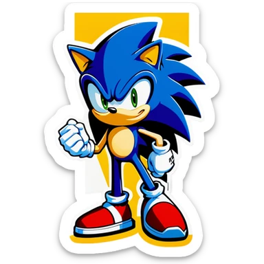 Sonic the hedgehog  sticker