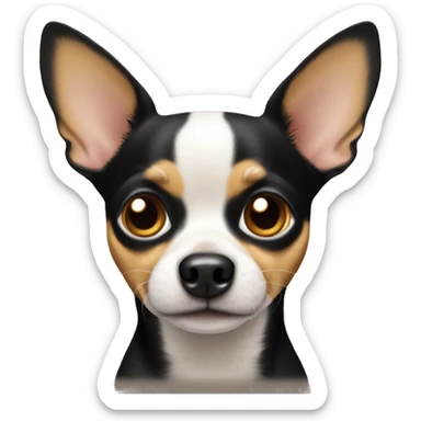 Chihuahua Black tan sticker