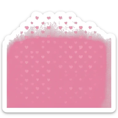 Pink polkadot heart ￼ sticker