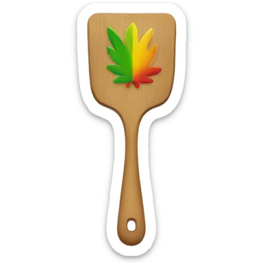 Spatula into Rastafarian sticker