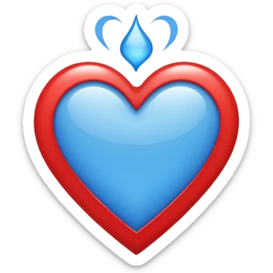 Make me an emoji to my school Holy cross davao college  representing this three colors ❤️💙🤍 make it like a FEU style sticker