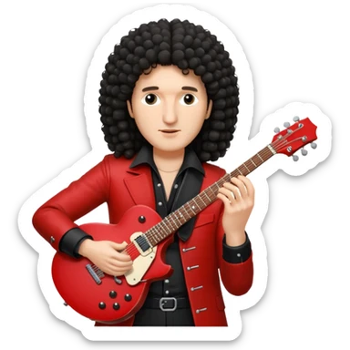 Brian may avec red special 1975 sticker