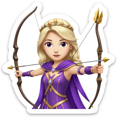 clash of clan archer queen sticker