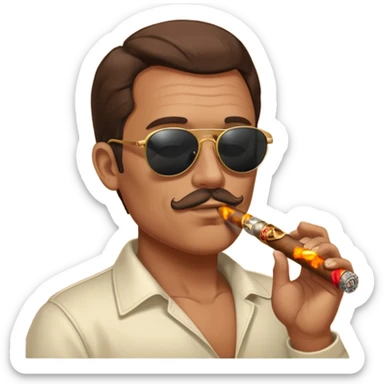 😎 with cigara sticker