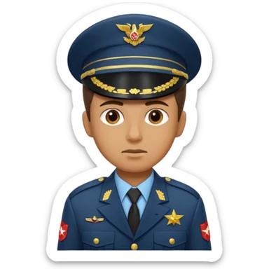 Soldat der salotiert und den Buchstaben S.A.S sticker