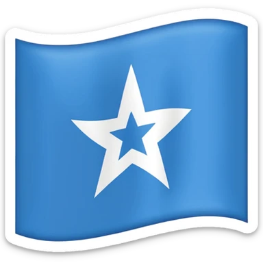 The flag of Awdal state in somalia sticker