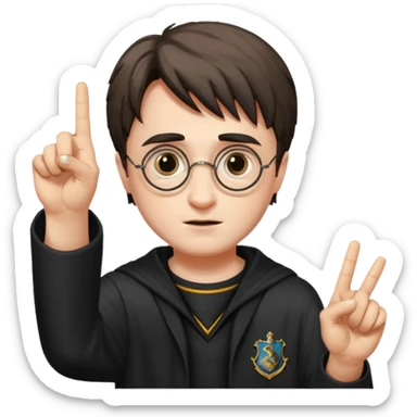 Harry potter eliyle nah çeksin sticker