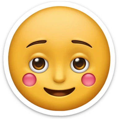 Make me a emoji backing off but embarrassed sticker