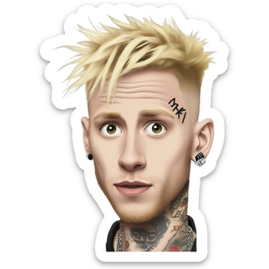 machine gun kelly sticker