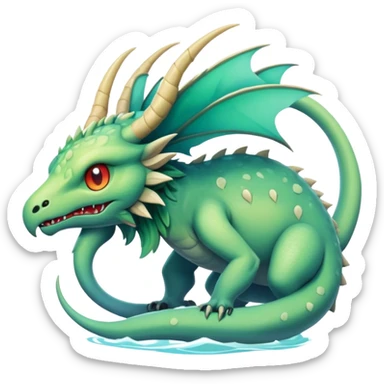 Epic complex detailed aesthetic-scenic-Fakémon-creature sticker