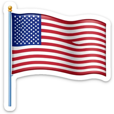 UNITED STATES FLAG sticker