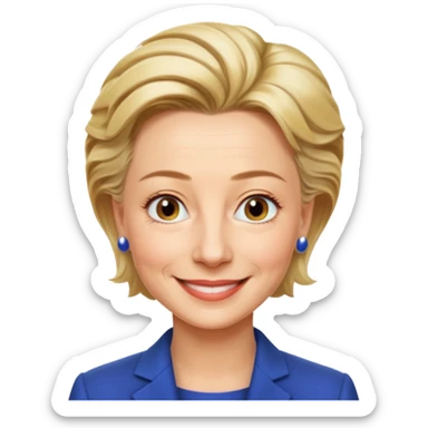ursula von der leyen sticker