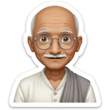 Mahatma Gandhi emoji sticker