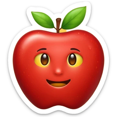 2D emoji-style illustration of the reference image, same camera angle, apple emoji style sticker