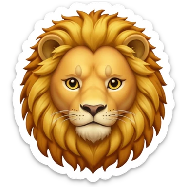 Lion sticker