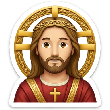 jesus logo sticker