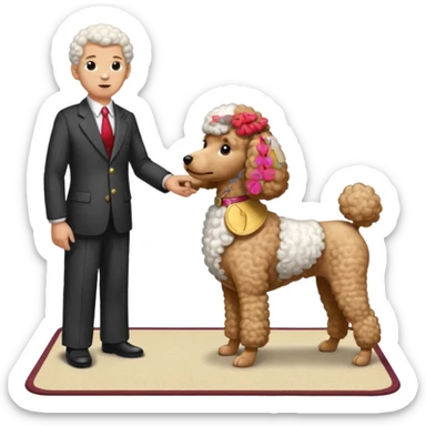 Poodle Dog Meeting and Trial sticker