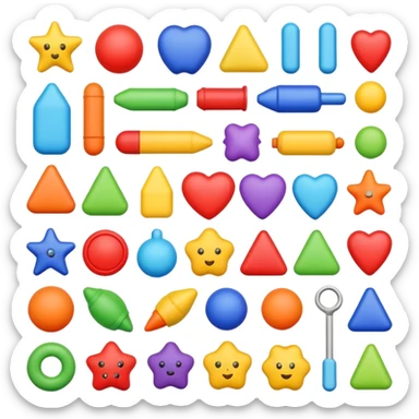 Children toys sticker