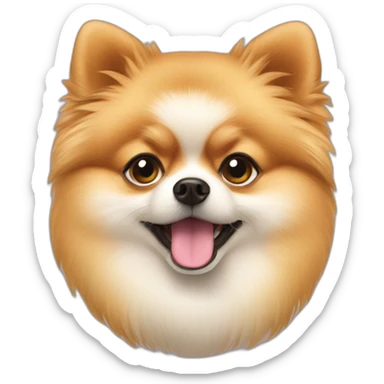 pomeranian-guilty sticker