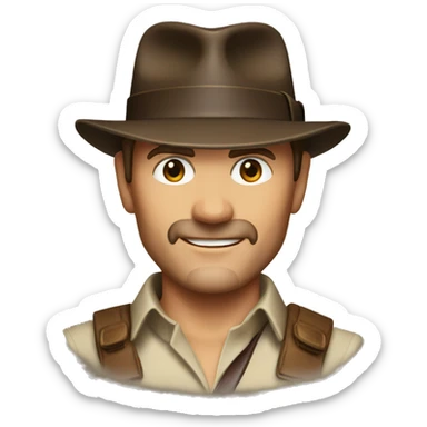 Indiana Jones sticker