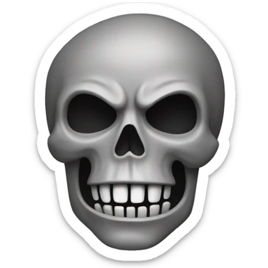 misfits skull sticker