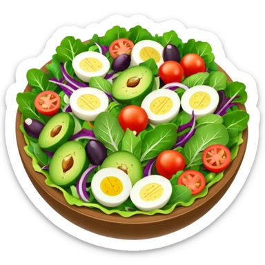 vegetarian salad sticker