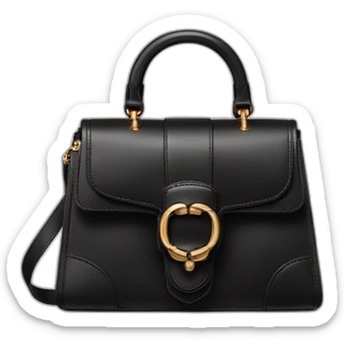 black gucci handbag expensive sticker