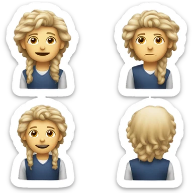 Yorkshire caolho, cabelo longo tocando o chão, língua para fora sticker