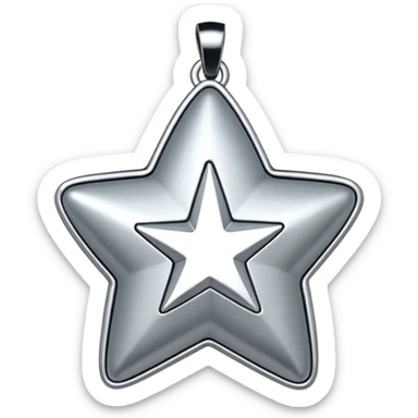 star shape charm sticker