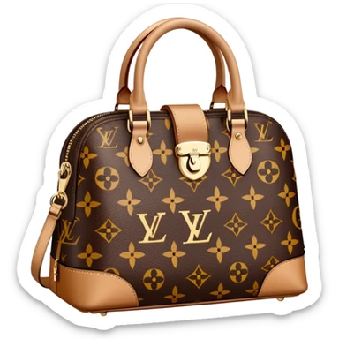 LV hand bag sticker