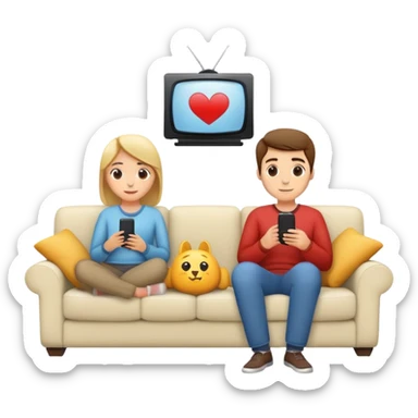 Netflix and chill sticker